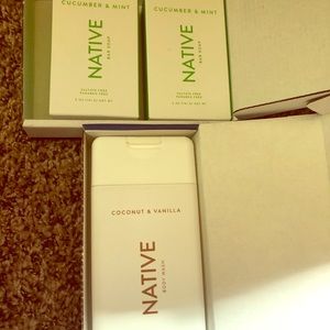 Native bar soap and body wash